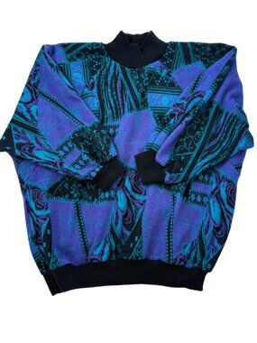 vintage 1980s acrylic sweater